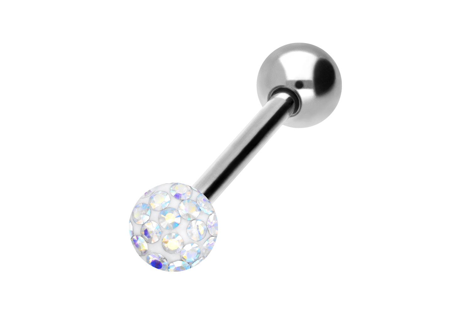 Chirurgenstahl Barbell Piercing EPOXY- + CHIRURGENSTAHL-KUGEL